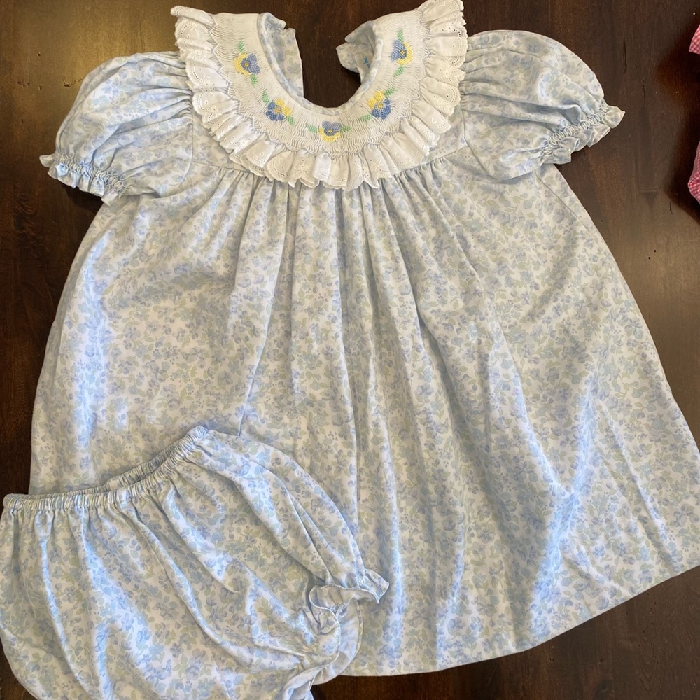 House of Hatten 3T smocked dress with bloomers